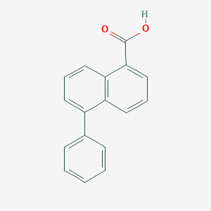molecular formula C17H12O2 B180210 5-Phenylnaphthalene-1-carboxylic acid CAS No. 179473-63-3