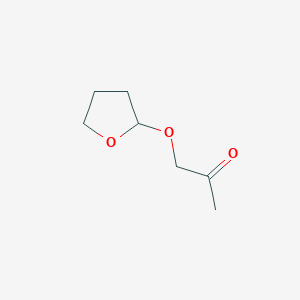 molecular formula C7H12O3 B180215 1-(Oxolan-2-yloxy)propan-2-one CAS No. 199458-75-8