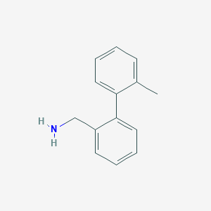 molecular formula C14H15N B180216 (2'-Methyl[1,1'-biphenyl]-2-yl)methanamine CAS No. 153850-89-6