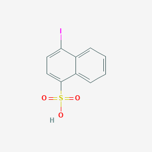 molecular formula C10H7IO3S B180220 4-Iodonaphthalene-1-sulfonic acid CAS No. 162109-21-9