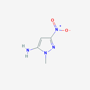 molecular formula C4H6N4O2 B180221 1-methyl-3-nitro-1H-pyrazol-5-amine CAS No. 132038-70-1