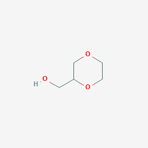 molecular formula C5H10O3 B180225 (1,4-Dioxan-2-yl)methanol CAS No. 143669-41-4