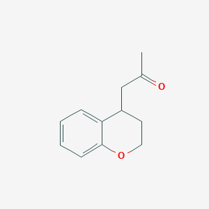 molecular formula C12H14O2 B180226 1-(3,4-dihydro-2H-chromen-4-yl)propan-2-one CAS No. 119304-98-2