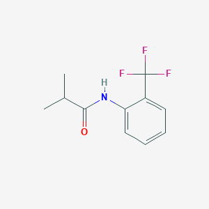 molecular formula C11H12F3NO B180238 2-methyl-N-[2-(trifluoromethyl)phenyl]propanamide CAS No. 1978-68-3