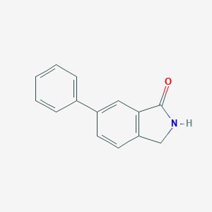molecular formula C14H11NO B180242 6-Phenylisoindolin-1-one CAS No. 160450-16-8