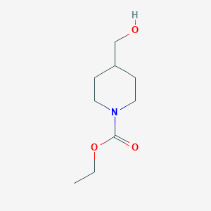 molecular formula C9H17NO3 B180245 Ethyl 4-(hydroxymethyl)piperidine-1-carboxylate CAS No. 118156-56-2