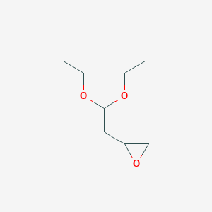molecular formula C8H16O3 B180253 2-(2,2-Diethoxyethyl)oxirane CAS No. 13269-78-8