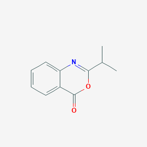 molecular formula C11H11NO2 B180257 4H-3,1-Benzoxazin-4-one, 2-(1-methylethyl)- CAS No. 38321-07-2