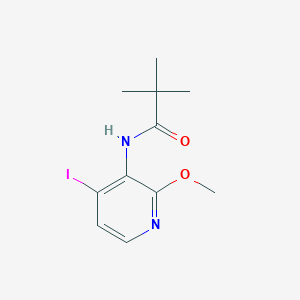 molecular formula C11H15IN2O2 B180268 N-(4-Iodo-2-methoxypyridin-3-yl)pivalamide CAS No. 131653-62-8