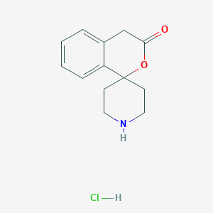 molecular formula C13H16ClNO2 B180280 Spiro[isochroman-1,4'-piperidin]-3-one hydrochloride CAS No. 173944-52-0