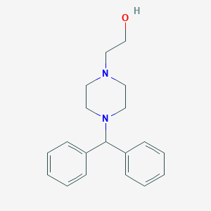 molecular formula C19H24N2O B180287 2-(4-Benzhydrylpiperazin-1-yl)ethanol CAS No. 10527-64-7