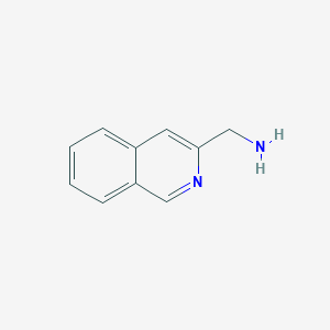 molecular formula C10H10N2 B180288 Isoquinolin-3-ylmethanamine CAS No. 132833-03-5