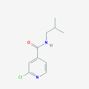 molecular formula C10H13ClN2O B180292 2-Chloro-N-isobutylisonicotinamide CAS No. 131418-16-1