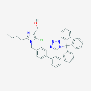 molecular formula C41H37ClN6O B180300 [2-Butyl-5-chloro-1-[[4-[2-(1-trityltetrazol-5-yl)phenyl]phenyl]methyl]imidazol-4-yl]methanol CAS No. 133727-10-3