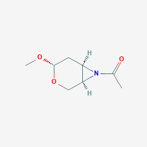 3-Oxa-7-azabicyclo[4.1.0]heptane, 7-acetyl-4-methoxy-, [1R-(1alpha,4alpha,6alpha)]-(9CI)