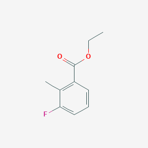 molecular formula C10H11FO2 B180303 Ethyl 3-fluoro-2-methylbenzoate CAS No. 114312-57-1