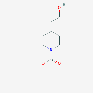 molecular formula C12H21NO3 B180318 Tert-butyl 4-(2-hydroxyethylidene)piperidine-1-carboxylate CAS No. 198892-80-7