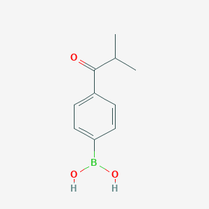 molecular formula C10H13BO3 B180320 (4-Isobutyrylphenyl)boronic acid CAS No. 186498-27-1