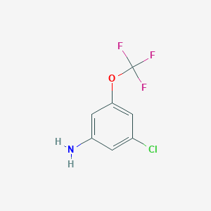 molecular formula C7H5ClF3NO B180321 3-氯-5-(三氟甲氧基)苯胺 CAS No. 151276-13-0