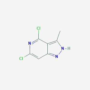 molecular formula C7H5Cl2N3 B180328 4,6-Dichloro-3-methyl-1H-pyrazolo[4,3-c]pyridine CAS No. 120422-90-4