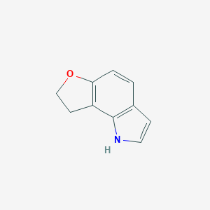 molecular formula C10H9NO B180331 7,8-二氢-1H-呋喃[2,3-g]吲哚 CAS No. 170728-95-7