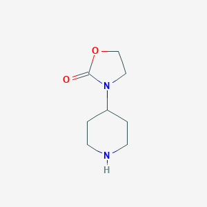 B180344 3-(Piperidin-4-YL)oxazolidin-2-one CAS No. 164518-96-1