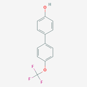 molecular formula C13H9F3O2 B180345 4-(4-Trifluoromethoxyphenyl)phenol CAS No. 173025-79-1