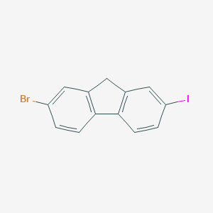 B180350 2-Bromo-7-iodo-9H-fluorene CAS No. 123348-27-6