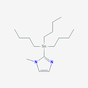 molecular formula C16H32N2Sn B180352 1-Methyl-2-(tributylstannyl)-1H-imidazole CAS No. 105494-69-7