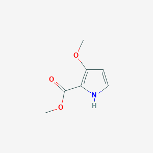 molecular formula C7H9NO3 B180353 Methyl 3-methoxy-1H-pyrrole-2-carboxylate CAS No. 112373-17-8