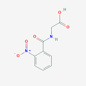 molecular formula C9H8N2O5 B180374 2-(2-Nitrobenzamido)acetic acid CAS No. 10167-23-4
