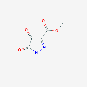 molecular formula C6H6N2O4 B180376 Methyl 1-methyl-4,5-dioxo-4,5-dihydro-1H-pyrazole-3-carboxylate CAS No. 197652-36-1