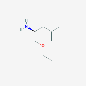 molecular formula C8H19NO B180377 (S)-1-Ethoxy-4-methyl-2-pentanamine CAS No. 134080-98-1