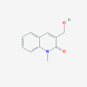 molecular formula C11H11NO2 B180386 3-(hydroxymethyl)-1-methylquinolin-2(1H)-one CAS No. 114561-15-8