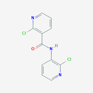 molecular formula C11H7Cl2N3O B180399 2-chloro-N-(2-chloropyridin-3-yl)pyridine-3-carboxamide CAS No. 132312-86-8