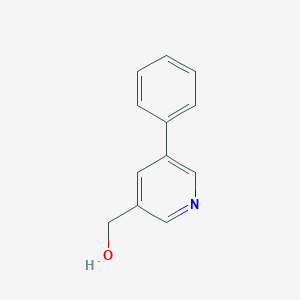 molecular formula C12H11NO B180415 (5-Phenylpyridin-3-yl)methanol CAS No. 187392-96-7
