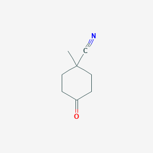 molecular formula C8H11NO B180417 1-Methyl-4-oxocyclohexane-1-carbonitrile CAS No. 121955-82-6