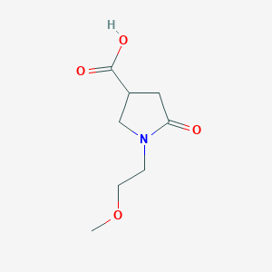 1-(2-Methoxyethyl)-5-oxopyrrolidine-3-carboxylic acid