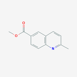 molecular formula C12H11NO2 B180422 Methyl 2-methylquinoline-6-carboxylate CAS No. 108166-01-4