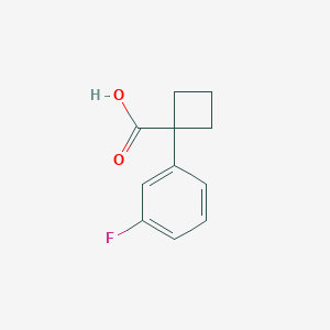 molecular formula C11H11FO2 B180425 1-(3-Fluorophenyl)cyclobutanecarboxylic acid CAS No. 179411-84-8