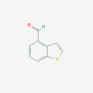 molecular formula C9H6OS B180431 Benzo[b]thiophene-4-carbaldehyde CAS No. 10133-25-2