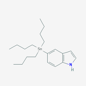 molecular formula C20H33NSn B180434 5-(Tributylstannyl)-1H-indole CAS No. 143724-34-9