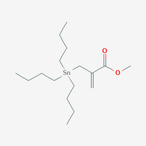 molecular formula C17H34O2Sn B180441 [2-(Methoxycarbonyl)-2-propenyl]tributylstannane CAS No. 132841-83-9