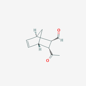 Bicyclo[2.2.1]hept-5-ene-2-carboxaldehyde, 3-acetyl-, [1R-(endo,endo)]-(9CI)