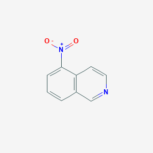 molecular formula C9H6N2O2 B018046 5-Nitroisoquinoline CAS No. 607-32-9