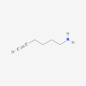 molecular formula C6H11N B180460 己-5-炔-1-胺 CAS No. 15252-45-6