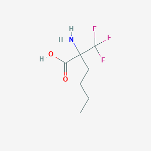 2-amino-2-(trifluoromethyl)hexanoic Acid