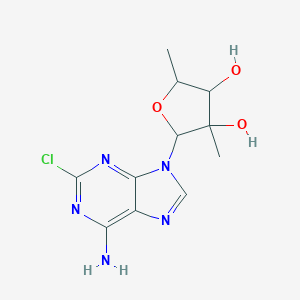 molecular formula C11H14ClN5O3 B180464 Kumusine CAS No. 164672-56-4