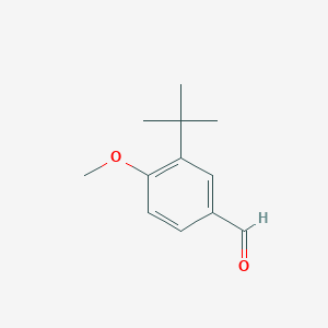 molecular formula C12H16O2 B180477 3-Tert-butyl-4-methoxybenzaldehyde CAS No. 107430-92-2