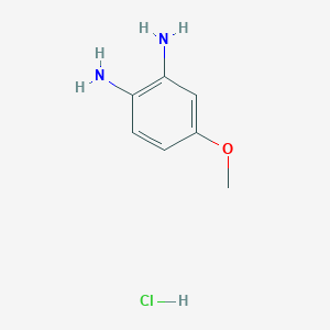 molecular formula C7H11ClN2O B180490 4-Methoxybenzene-1,2-diamine hydrochloride CAS No. 106658-14-4